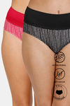 Zivame Anti-Microbial High Rise Full Coverage Tummy Tucker Hipster Panty (Pack of 2) - Multicolor — thumbnail 1